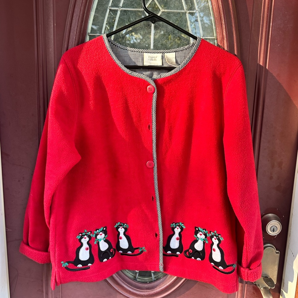 Christmas Kitten Sweater